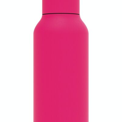 QUOKKA SOLID STAINLESS STEEL THERMOS BOTTLE RASPBERRY PINK 510 ML