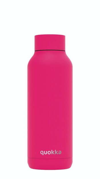 QUOKKA SOLID INOX BOUTEILLE THERMOS ROSE FRAMBOISE 510 ML