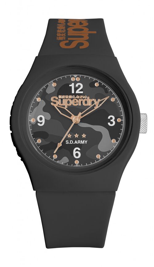 SYL006EP - Montre femme analogique Superdry - Bracelet silicone - Urban army