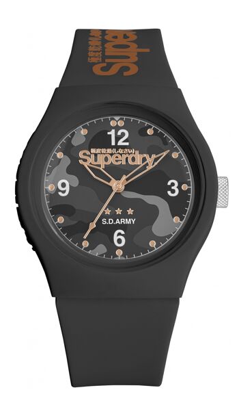 SYL006EP - Montre femme analogique Superdry - Bracelet silicone - Urban army 1