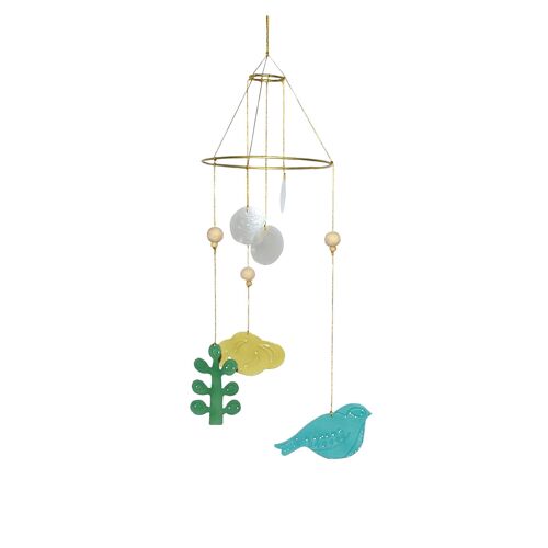 Mobile déco pour enfant - Oiseau Nuage