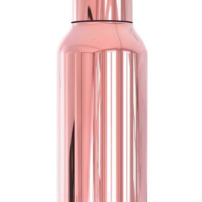 QUOKKA STAINLESS STEEL THERMOS BOTTLE SOLID SLEEK ROSE GOLD 510 ML