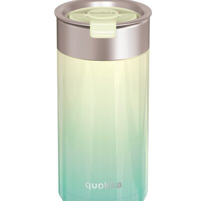 QUOKKA BICCHIERE TERMICO IN ACCIAIO INOX BOOST LIMONE LIME 400 ML