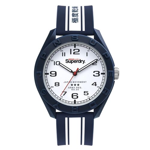 SYG305UW - Montre homme analogique Superdry - Bracelet silicone - Osaka utility