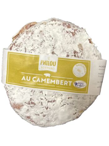 Saucisson sec (sans peau) au Camembert 1