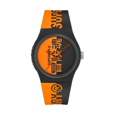 SYG346BO Mixed Superdry Analogue Watch - Silicone Strap - Urban Contrast