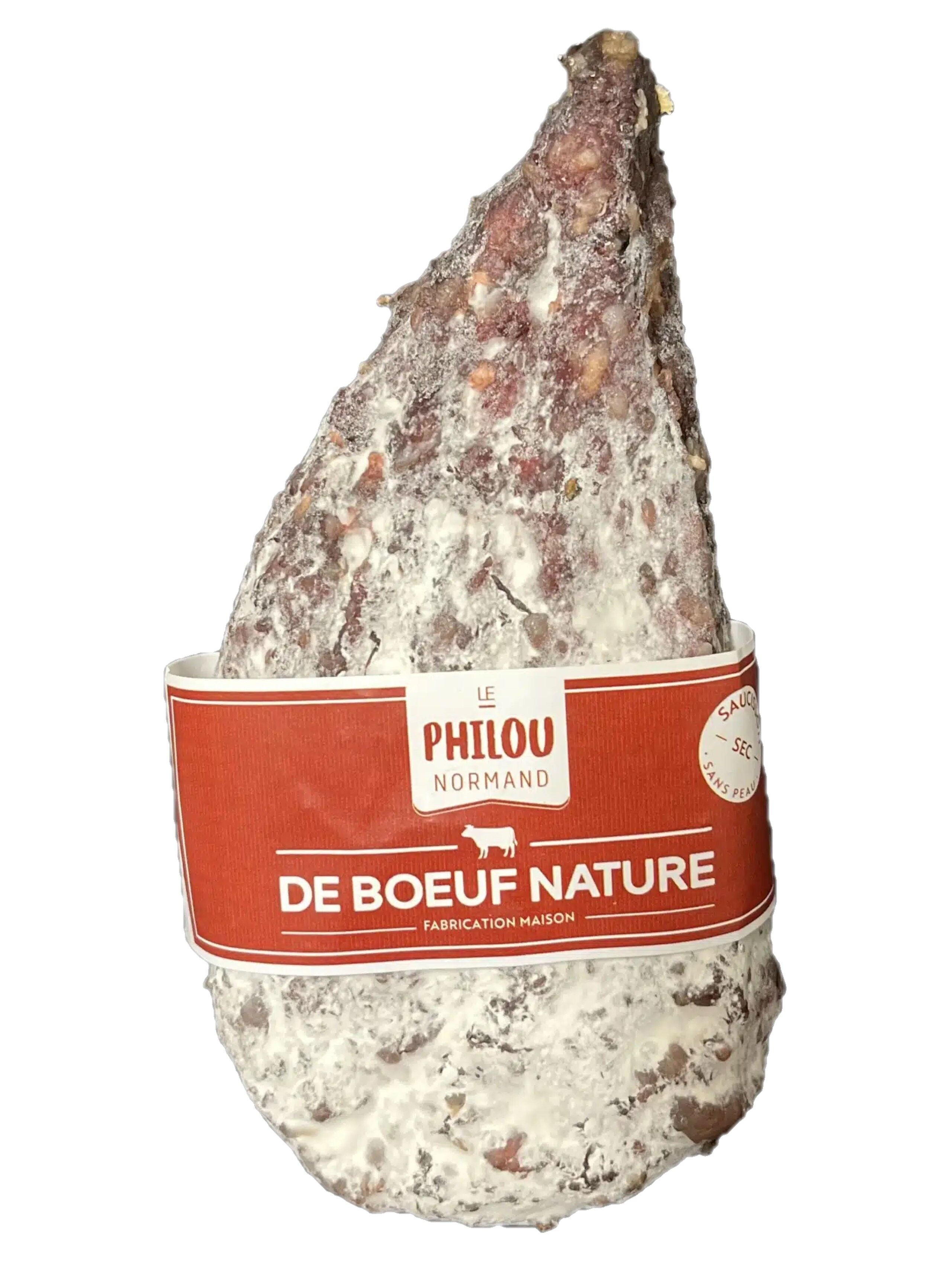 Salchichón seco de ternera natural (sin piel)