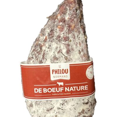 Saucisson sec au bœuf nature (sans peau)