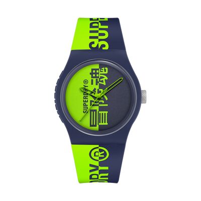 SYG346UN Mixed Superdry Analogue Watch - Silicone Strap - Urban Contrast