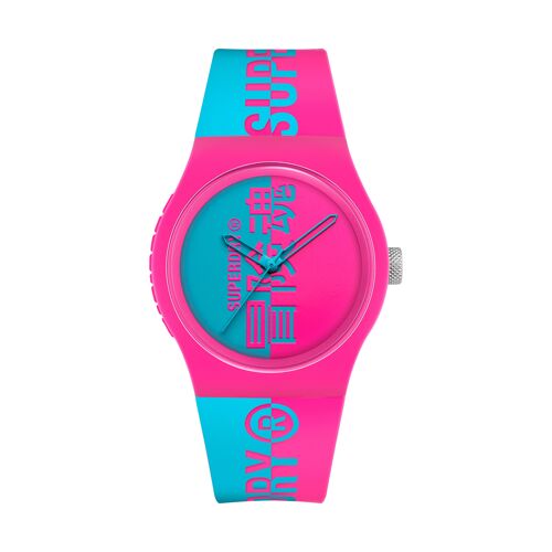 SYG346AUP - Montre mixte analogique Superdry - Bracelet silicone - Urban Contrast