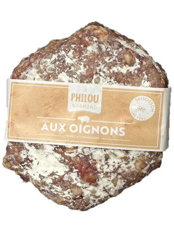 Saucisson sec (sans peau) à l’oignon 1