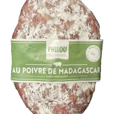 Salsiccia al pepe del Madagascar (senza pelle)