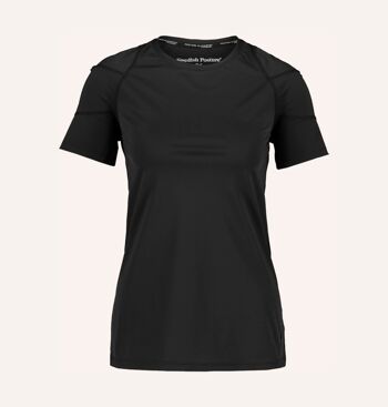 Rappel Posture T-shirt Femme Noir 7