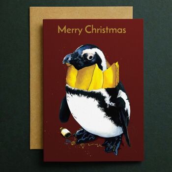 Cartes Pingouin de Noël 1