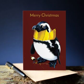 Cartes Pingouin de Noël 4