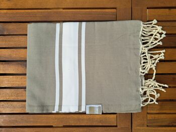 Fouta UBB taupe