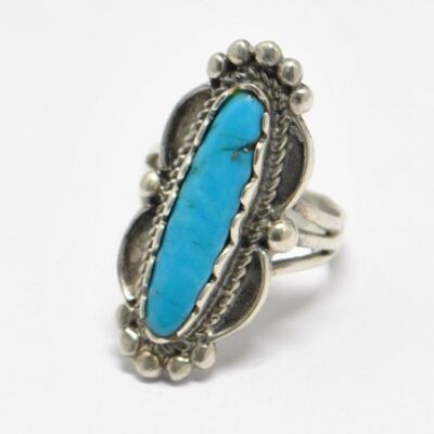 Turquoise and 925 silver ring