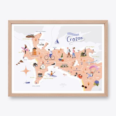 Affiche Presqu'Île de Crozon - 30x40cm