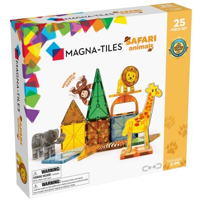 20925 MagnaTiles Safari Animals 25-Piece Set