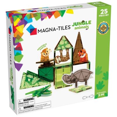 21225 MagnaTiles Jungle Animals 25-Piece Set