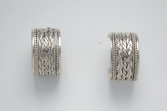 925 silver hoop earrings
