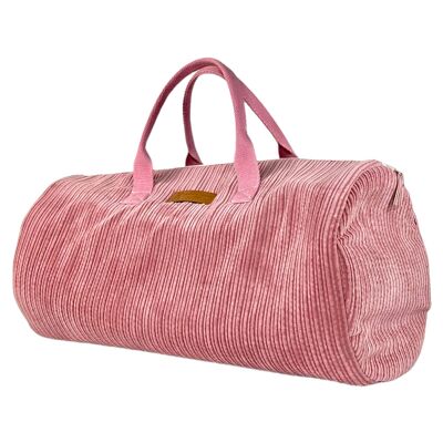 Duffel bag, "Velvet" pink