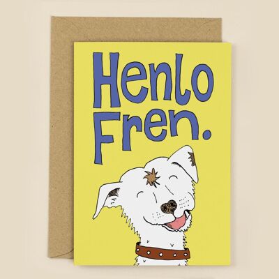 Henlo-Freund-Grußkarte