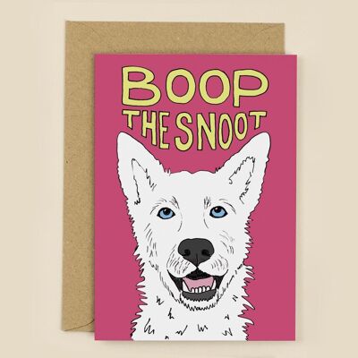 Boop The Snoot Grußkarte