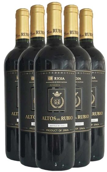 Réserve vin rouge D.O.Ca. Rioja Altos del Rubio 6