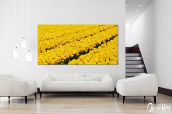 Papier peint : Sea of Tulips 4 - format paysage 2:1 - nombreuses tailles et matériaux - motif d'art photo exclusif sous forme d'image sur toile ou d'image en verre acrylique pour la décoration murale 10