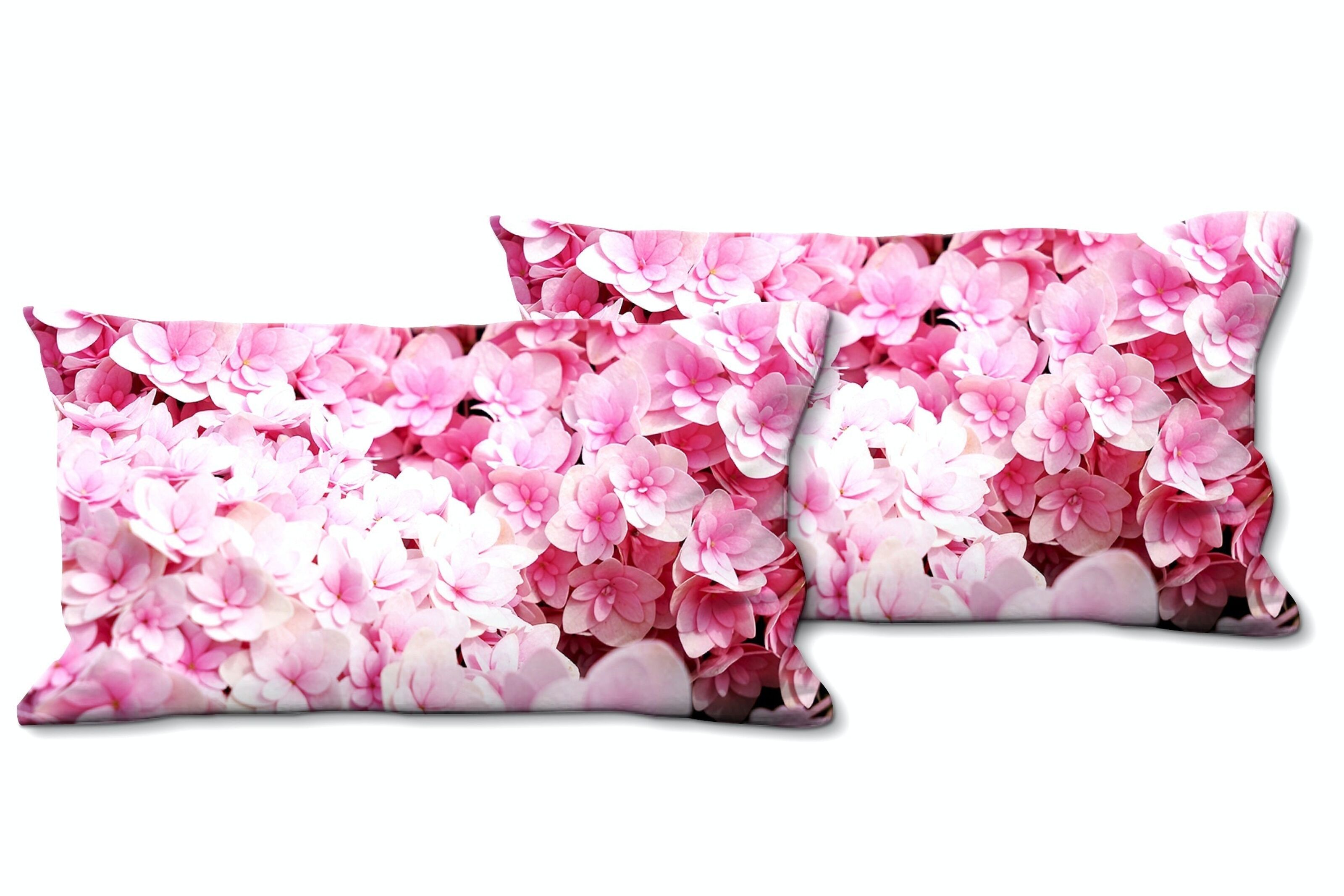 Buy wholesale Decorative photo cushion set (2 pieces), motif: pink