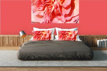 Ensemble de coussins photo décoratifs (2 pièces), motif : fleur de rose rêve de rose 3 - taille : 80 x 40 cm - housse de coussin premium, coussin décoratif, coussin décoratif, coussin photo, housse de coussin 4