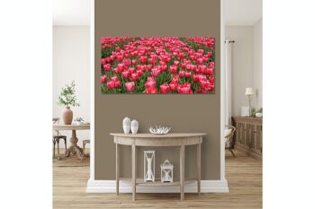 Papier peint : Sea of Tulips 1 - format paysage 2:1 - nombreuses tailles et matériaux - motif d'art photographique exclusif sous forme d'image sur toile ou d'image en verre acrylique pour la décoration murale 6