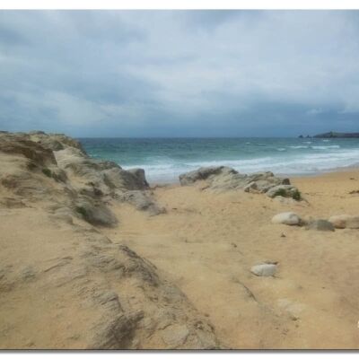 Mural: longing for the sea - landscape format 4:3 - many sizes & materials - exclusive photo art motif as a canvas picture or acrylic glass picture for wall decoration