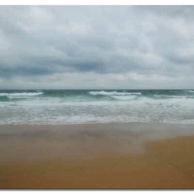 Mural: longing for the sea 2 - landscape format 4:3 - many sizes & materials - exclusive photo art motif as a canvas picture or acrylic glass picture for wall decoration