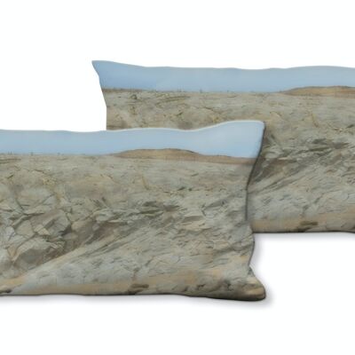 Decorative photo cushion set (2 pieces), motif: longing for the sea 4 - size: 80 x 40 cm - premium cushion cover, decorative cushion, decorative cushion, photo cushion, cushion cover