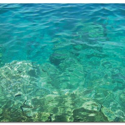 Mural: sea facets - landscape format 4:3 - many sizes & materials - exclusive photo art motif as a canvas picture or acrylic glass picture for wall decoration