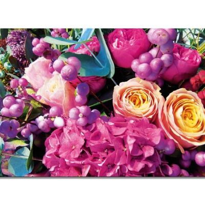 Mural: Dreamlike world of flowers 1 - landscape format 2:1 - many sizes & materials - exclusive photo art motif as a canvas picture or acrylic glass picture for wall decoration