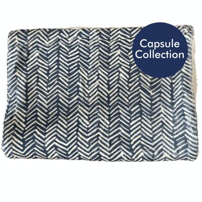 Couverture polaire sherpa à chevrons pour un appétit osseux