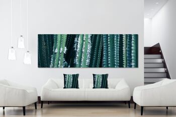Ensemble de coussins photo décoratifs (2 pièces), motif : monde des cactus 1 - taille : 40 x 40 cm - housse de coussin premium, coussin décoratif, coussin décoratif, coussin photo, housse de coussin 5