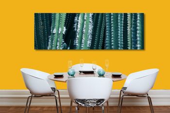 Papier peint : Monde de cactus 1 - paysage panoramique 3:1 - nombreuses tailles et matériaux - motif d'art photo exclusif comme image sur toile ou image sur verre acrylique pour la décoration murale 9