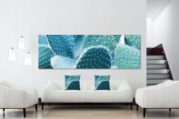 Ensemble de coussins photo décoratifs (2 pièces), motif : monde des cactus 3 - taille : 40 x 40 cm - housse de coussin premium, coussin décoratif, coussin décoratif, coussin photo, housse de coussin 5