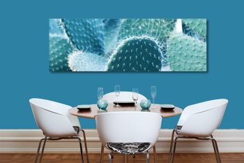 Papier peint : Monde de cactus 3 - paysage panoramique 3:1 - nombreuses tailles et matériaux - motif d'art photo exclusif comme image sur toile ou image sur verre acrylique pour la décoration murale 2
