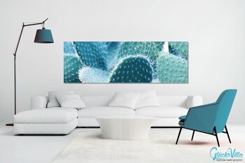 Papier peint : Monde de cactus 3 - paysage panoramique 3:1 - nombreuses tailles et matériaux - motif d'art photo exclusif comme image sur toile ou image sur verre acrylique pour la décoration murale 3