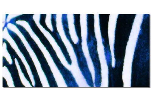 Wandbild Kollektion 7 – Motiv a: Zebra-Liebe - Querformat 2:1 - viele Größen & Materialien – Exklusives Fotokunst-Motiv als Leinwandbild oder Acrylglasbild zur Wand-Dekoration
