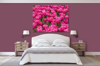 Papier peint : Sea of Tulips 8 - format paysage 4:3 - nombreuses tailles et matériaux - motif d'art photographique exclusif sous forme d'image sur toile ou d'image en verre acrylique pour la décoration murale 10