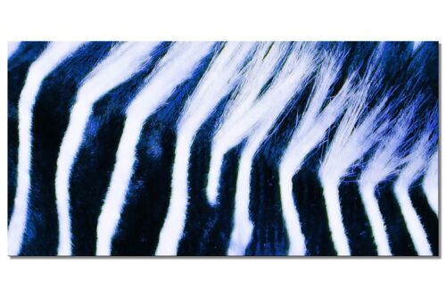 Wandbild Kollektion 7 – Motiv d: Zebra-Liebe - Querformat 2:1 - viele Größen & Materialien – Exklusives Fotokunst-Motiv als Leinwandbild oder Acrylglasbild zur Wand-Dekoration