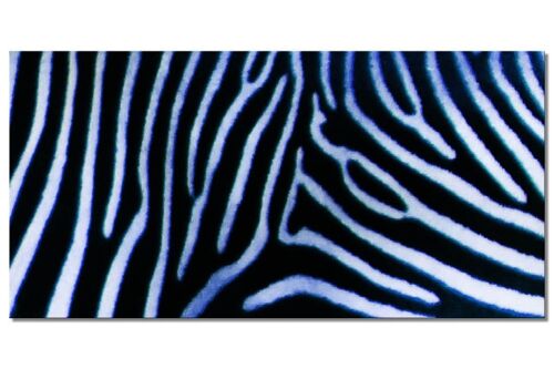 Wandbild Kollektion 7 – Motiv e: Zebra-Liebe - Querformat 2:1 - viele Größen & Materialien – Exklusives Fotokunst-Motiv als Leinwandbild oder Acrylglasbild zur Wand-Dekoration