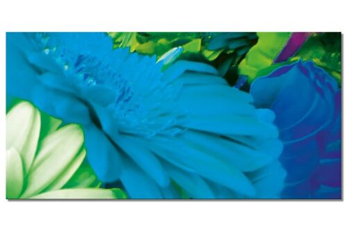 Wandbild Kollektion 12 – Motiv a: Flower Power Pop-Art - Querformat 2:1 - viele Größen & Materialien – Exklusives Fotokunst-Motiv als Leinwandbild oder Acrylglasbild zur Wand-Dekoration