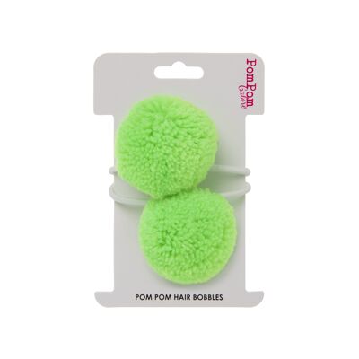 Pom Pom Capelli Bobbles - Neon Green